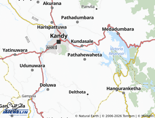 MICHELIN Godompitiya map - ViaMichelin