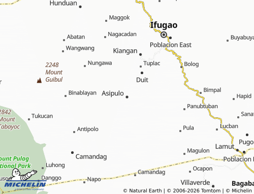 MICHELIN Asipulo map - ViaMichelin