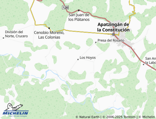 MICHELIN Los Hoyos map - ViaMichelin
