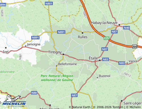 MICHELIN Han map - ViaMichelin
