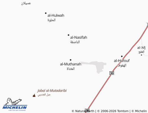 Carte MICHELIN al-Muatla - ViaMichelin