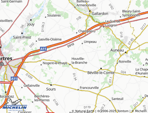 Carte MICHELIN Bréez - ViaMichelin
