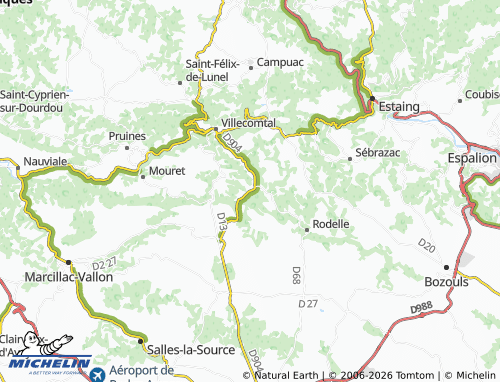 Mapa MICHELIN Malet - ViaMichelin