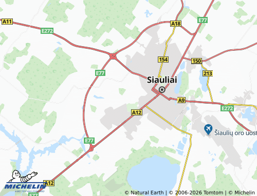 MICHELIN Žaliūkės map - ViaMichelin