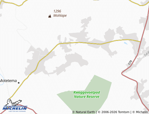 MICHELIN-Landkarte Sterkfontein - ViaMichelin