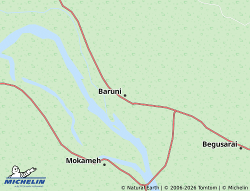 MICHELIN Baruni map - ViaMichelin