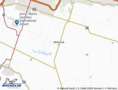 MICHELIN Binbrook map - ViaMichelin