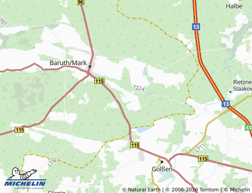 MICHELIN Klasdorf map - ViaMichelin