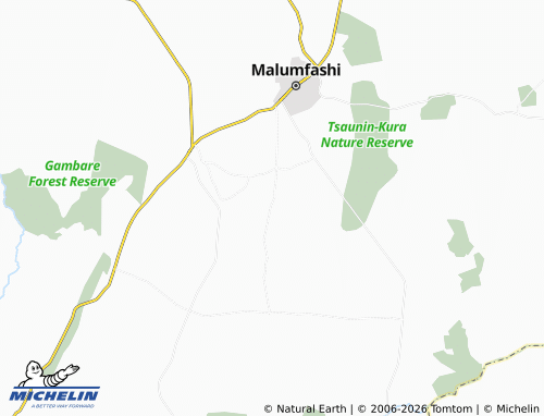 Mappa MICHELIN Katanga - ViaMichelin