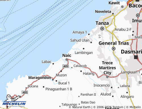 MICHELIN Munting Mapino map - ViaMichelin