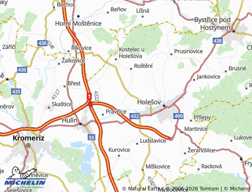 Mapa MICHELIN Rymice - ViaMichelin