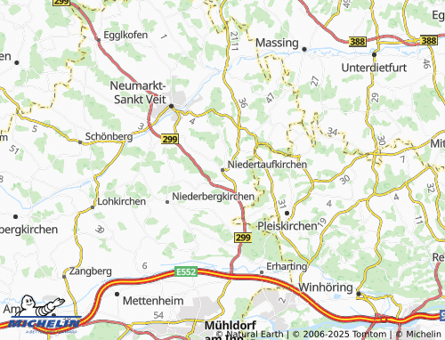 MICHELIN Niedertaufkirchen map - ViaMichelin