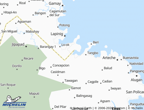 MICHELIN Catumsan map - ViaMichelin