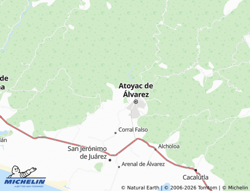 MICHELIN Zona Militar map - ViaMichelin