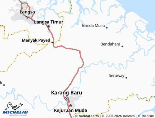 MICHELIN Paya Awe map - ViaMichelin