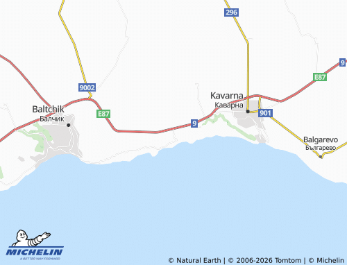 MICHELIN Topola map - ViaMichelin