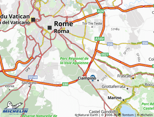 MICHELIN Statuario map - ViaMichelin