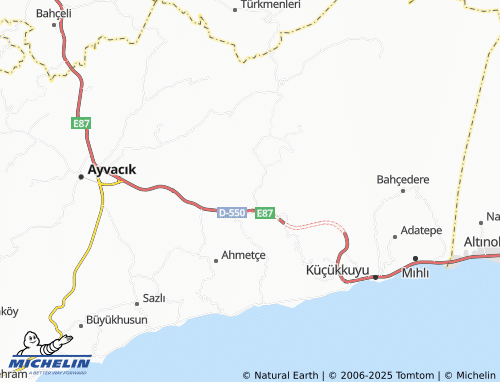 Mapa MICHELIN Yeniçam - ViaMichelin