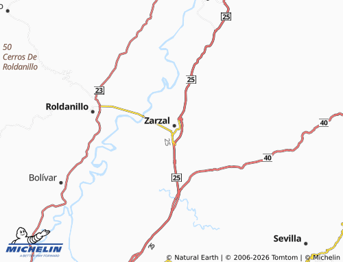 Carte MICHELIN San Rafael - ViaMichelin
