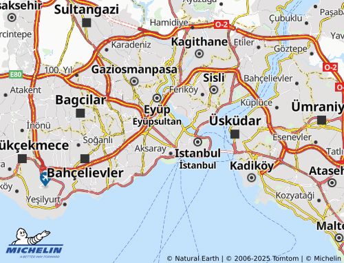 MICHELIN Ali Kuşçu map - ViaMichelin
