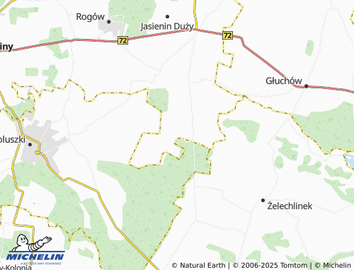 MICHELIN Rewica map - ViaMichelin