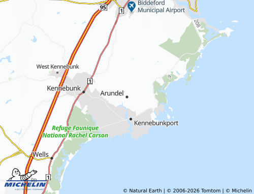 Mappa MICHELIN Arundel - ViaMichelin