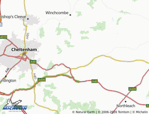 Carte MICHELIN Sevenhampton - ViaMichelin