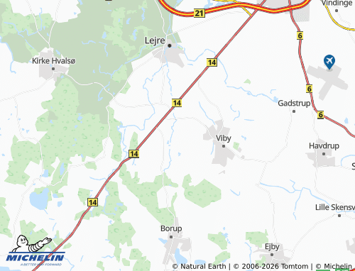 Mappa MICHELIN Gumpegårde - ViaMichelin