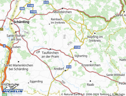 Mapa MICHELIN Diersbach - ViaMichelin