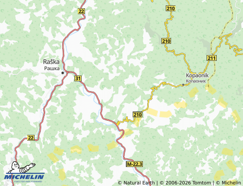 Mapa MICHELIN Tiodže - ViaMichelin