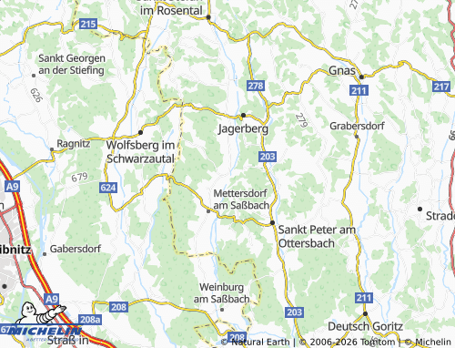 MICHELIN Zehensdorf map - ViaMichelin