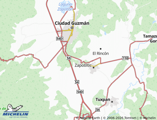 MICHELIN El Rincón del Agua map - ViaMichelin
