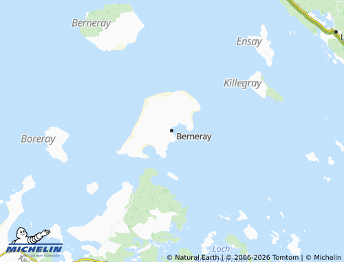 Carte MICHELIN Berneray - ViaMichelin