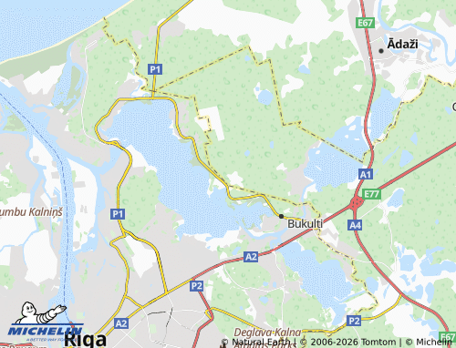 Kaart MICHELIN Suži - ViaMichelin