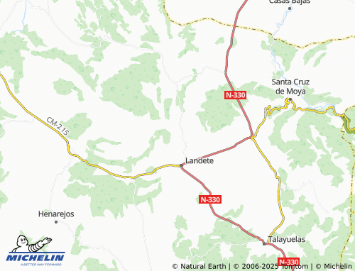 MICHELIN Huertos de Moya map - ViaMichelin
