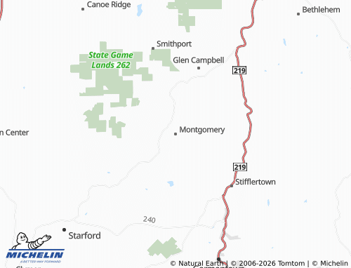 Mappa MICHELIN Montgomery - ViaMichelin