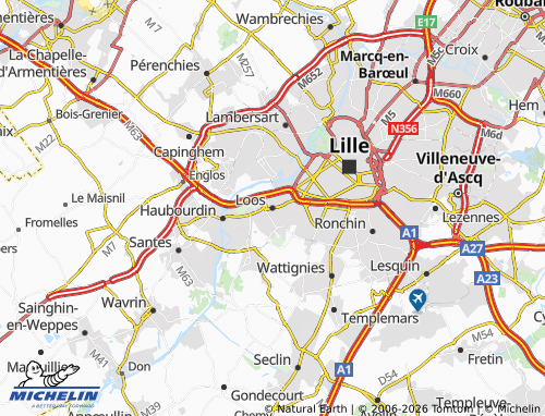MICHELIN Loos map - ViaMichelin