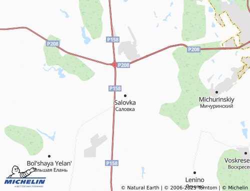 MICHELIN Salovka map - ViaMichelin