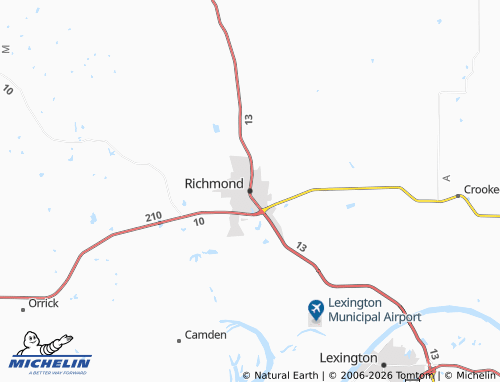 Mapa MICHELIN Richmond - ViaMichelin