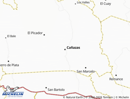 MICHELIN Cañazas map - ViaMichelin