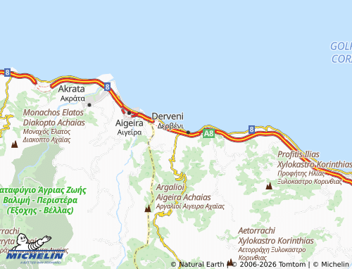 MICHELIN Petaloy map - ViaMichelin