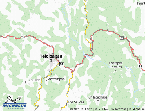 MICHELIN Ahuacatitlán map - ViaMichelin