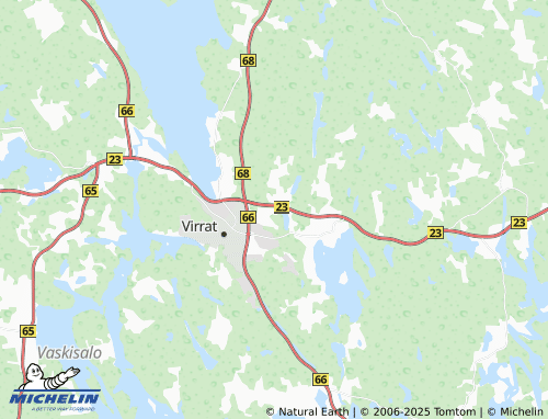MICHELIN Puttonen map - ViaMichelin