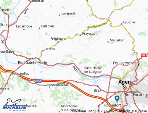 Carte MICHELIN Maurignac - ViaMichelin