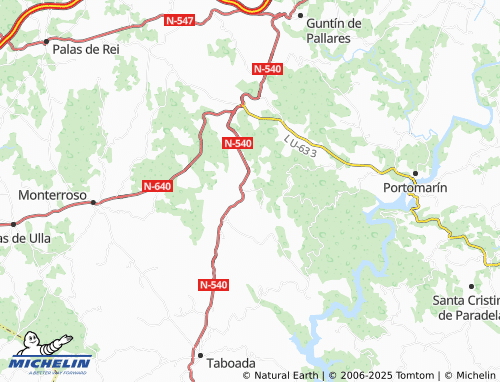 MICHELIN O Castro de Soengas (San Martiño) map - ViaMichelin