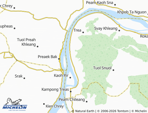 Mapa MICHELIN Preaek a Chi - ViaMichelin