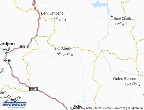 Carte MICHELIN Sidi Abed - ViaMichelin