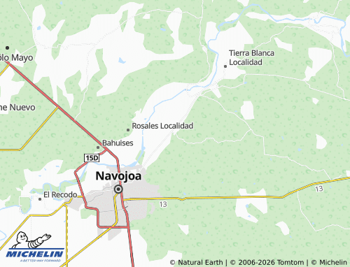 MICHELIN La Laguna de Tesia map - ViaMichelin