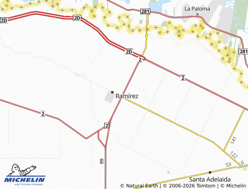 MICHELIN Ramireio map - ViaMichelin