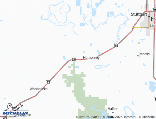 Mapa MICHELIN Roberts - ViaMichelin